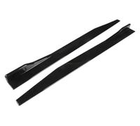Car Side Skirt Reduce Air Resistance 1.18m Bright Black Wings Bumper Lip Separator Step Car Steps Side Skirts(Bright Black)