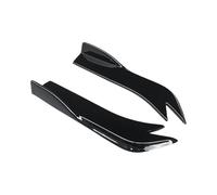 Car Side Skirt Splitter For Ferrari For California 2009-2018 Carbon Fiber Car Rear Lip Small Bumper And Anti Friction Strip At The Corner(Gloss black)