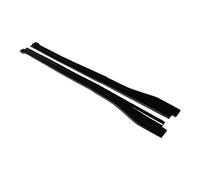 Car Side Skirt Splitters For BMW 3 Series E90 E91 E92 E93 F30 F35 330i 320i 325i 2009-2012 Car Side Skirt Extension Splitter Winglet Wing Bumper Lip(Gloss Black)