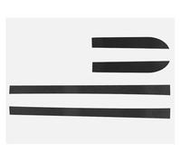 Car Side Skirt Splitters For Fit For Jazz GK5 3rd For GEN 2014 2015 2016 2017 Car Side Skirt Styling Carbon Fiber Decal Sticker Step