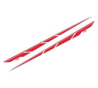 Car Side Skirt Splitters For Hyundai For I30 For Line For 30n Sedan GT Car Sticker Door Side Graphics Sport Stripes Decoration Decal Tuning Step(Glossy Red)