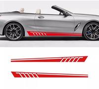 Car Side Skirt Stickers,Auto Parts,Car Stickers Universal Side Skirts Stripes, Body Modification Decorations, Scratches Covering The Whole Car Decals