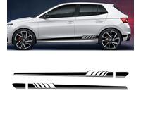 Car Side Skirt Stickers,Car Side Vinyl Film Stickers, For Skoda Octavia 2 3 A7 A5 VRS Fabia 3 Rapid Superb 3 Kodiaq Scala Karoq Kamiq Tuning Accessories