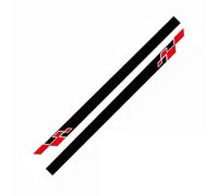 Car Side Skirt Stickers stripe decal Decals,For VW POLO GOLF GTI R LINE R WRC TSI Car Door Side Skirt Sticker Auto Body Decor Decals.,D-Black+Red
