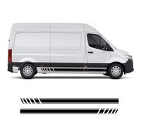 Car Side Skirt Stripe Decal Decals, for M=ercedes B=ENZ Sprinter W903 W906 W907 Motorhome Stripes Camper Van DIY Graphics Decor