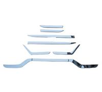 Car Side Skirts 1set Car Side Door Body Guard Strips Protector Decorative Cover Trims For Nissan For JUKE F16 2019 2020 2021 2022 2023 Stainless Steel