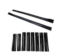 Car Side Skirts 2.2M/86.6" Side Skirts Extension Rocker Panel Splitter Accessories For VW For Golf MK6 MK7 MK7.5 GTI R GTD