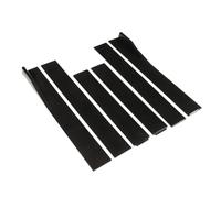 Car Side Skirts 2.2m Glossy Black Rocker Panel Exterior Lower Bottom Line Extensions Splitter Lip Diffusers Cars Protection