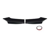 Car Side Skirts 2Pcs / Set For BMW 5 Series F10 M5 Bumper 2011-2017 Front Splitters Lip Flaps Cupwings Aprons(Glossly black)