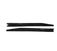 Car Side Skirts Car Universal Small Side Skirts Heighten Thickened Reinforced Blade Skirt Flank ABS Black Carbon Fiber Pattern(Glossy Black)