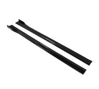 Car Side Skirts Extension 8 Piece 2.2m Side Skirt Extension Rocker Plate Lip Separator Bumper For BMW 1 2 3 4 5 Series E46 E90 F10 F20 F21 F30 G20 G30 Side Skirt Running Boards(Glossy Black)