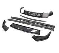 Car Side Skirts Extension For Cayenne For Coupe 2024 2025 2026 Carbon Fiber Front Lip Rear Diffuser Bumper Spoiler Body Kit(1 Set)
