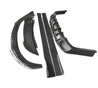 Car Side Skirts Extension For Panamera 970.1 2010-2013 Carbon Fiber Front Lip Rear Bumper Diffuser Trunk Spoiler Body Kit Splitter(1 Set)