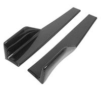 Car Side Skirts For A4 B6 A6 C6 A5 B7 Q5 C5 8P Q7 TT C7 A1 S3 A7 B9 8L A8 Side Skirt Body Kit Spoiler Car Accessories(Carbon Fiber Look)