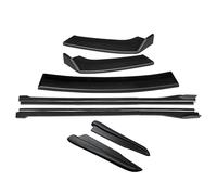 Car Side Skirts For BMW 3 Series 2009-2012 E90 E92 E93 F30 F35 330i 325i Car Front Bumper Splitters Lip Body Spoiler Side Skirts(Matte Black)