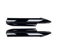 Car Side Skirts For BMW 3 Series E90 E91 For M-Tech 320I 330I 2005 2006 2007 2008 Front Bumper Lip Angle Diffuser Splitter Spoiler Protector(Glossy Black)
