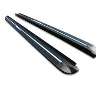 Car Side Skirts For Cadillac For SRX 2010-2015 Nerf Bars Fixed Pedals With Brackets Aluminum 2PCS Running Boards Side Steps(Style 1 Width 3.9in)