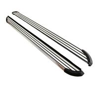 Car Side Skirts For Cadillac For SRX 2010-2015 Nerf Bars Fixed Pedals With Brackets Aluminum 2PCS Running Boards Side Steps(Style 2 Width 3.7in)