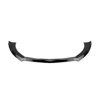 Car Side Skirts For For Mustang 2015-2020 Car Front Bumper Lip Spoiler Spiltter Guard Body Kits Carbon Fiber Look Glossy Black 3PCS(Carbon Fiber Style)