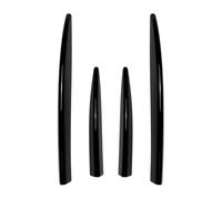 Car Side Skirts For Mercedes For Benz CLE Coupe 2024+ Front Bumper Side Wind Knife Auto Exterior Wind Blade Spoiler Body Decoration Trim(Black)