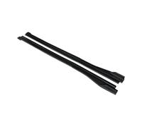 Car Side Skirts For Toyota For Reiz For MARK X 2010-2019 Car Accessories Side Skirts Extensions Bumper Door Lip Splitters Winglet(Matte black)