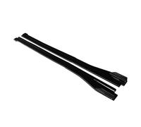 Car Side Skirts For VW For Passat For CC 2009-2012 Car Side Skirt Extension Splitters Body Apron Lip Splitter Winglet Carbon(Gloss Black)