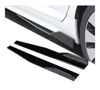 Car Side Skirts for VW Golf 5 Golf5 4-Door 2003-2009, Side Skirt Extension Side Steps Running Boards Anti-Collision Protector,Black