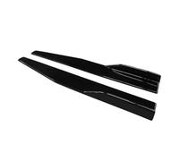 Car Side Skirts For X1 F48 2016-2022 75CM Side Skirt Extension Rocker Splitter Auto Scratch Protector Accessories(Gloss BlacK)