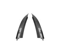 Car Side Skirts Rear Bumper Lip Splitter Spoiler Body Bumper Guard Auto Parts For Mercedes For Benz C-Class W204 AMG Line 2008-2014(Carbon look)