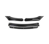 Car Side Splitter Diffuser Spoiler Guards For Mustang For Focus RS ST For Fiesta For Mondeo All Models Front Bumper Lip Accessories(Black)