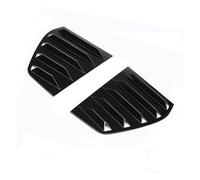 Car Side Spoiler For VW for Golf 6 7 .5 8 MK6 MK7 MK8 GTI GTD GTE R for R-Line Rear Window Shutter Cover Trim Louver Side for Vent(MK6 Gloss Black)