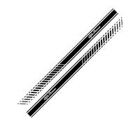 Car Side Stickers, Vinyl Sport Racing Decal for Alfa Romeo Giulia Giulietta 159 156 Mito Stelvio 147 GT Car Styling Decor Accessories,Glossyblack