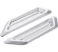 Car Side Vent Decoration Silver Shark Gills Style Adhesive Auto Air Flow Vent Decal for Hood Scoop Exterior Car Body Accessories Precision Engineered, Heavy Duty Construction, Reliable Performance ...
