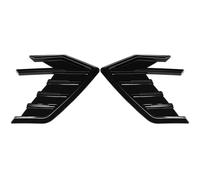 Car Side Vent Fender Spoiler Outflow Vent Sticker Fit For Audi Car side wing trim(Black)