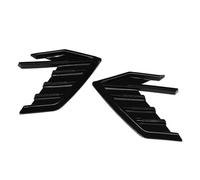Car Side Vent Fender Spoiler Outflow Vent Sticker Universal For A3 A4 A5 A6 A7 S3 S4 S5 S6 S7 RS3 RS4 RS5 RS6 RS7 POMPOMPUR(Glossy Black)