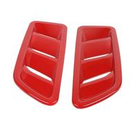 Car Side Vent Grille Cover Compatible With Jeep For Wrangler JL For Gladiator JT 2018 2019 2020 2021 2022 Car Front Bonnet Vents Hood(Red)