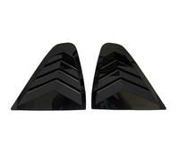 Car Side Vent Trim Car Rear Side Window Louvers Cover For Nissan For Qashqai 2007-2014 J10(Glossy Black)