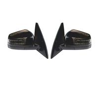 Car Side View Mirror Assembly For Benz W212 E250 E300 For E350 E400 E550 E63 For AMG 2010-2016 Car Side Rearview Mirror Cover Assembly Wing Mirror Complete(1 Pair Black)