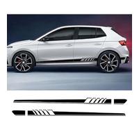 Car Side Vinyl Film Stickers, For Skoda Octavia 2 3 A7 A5 VRS Fabia 3 Rapid Superb 3 Kodiaq Scala Karoq Kamiq Tuning Accessories