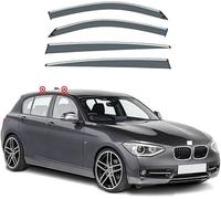 Car side window deflectors for BMW 1 series F20 2012-2018 model - rain protection & improved airflow for enhanced driving comfort. Smart auto upgrade solution.