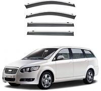 Car side window deflectors for Chery Boss 2006-2015 model - rain protection & improved airflow for enhanced driving comfort. Smart auto upgrade solution.