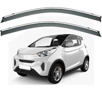 Car side window deflectors for Chery EQ1 2016+ model - rain protection & improved airflow for enhanced driving comfort. Smart auto upgrade solution.