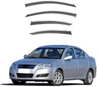 Car side window deflectors for Chery Riich G3 2011-2016 model - rain protection & improved airflow for enhanced driving comfort. Smart auto upgrade solution.