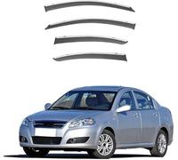 Car side window deflectors for Chery Riich G3 2011-2016 model - rain protection & improved airflow for enhanced driving comfort. Smart auto upgrade solution.