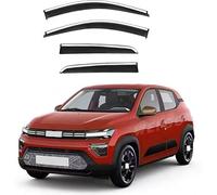 Car side window deflectors for Dacia Spring Electric 2019+ model - rain protection & improved airflow for enhanced driving comfort. Smart auto upgrade solution.