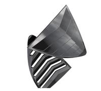 Car Side Window Louver For Subaru BRZ 2013 2014 2015 2016 2017 2018 Rear Quarter Window Louvers Spoiler Panel(Glossy black)