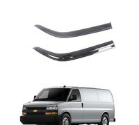 Car Side Window Rain Guards, Compatible with Chevrolet EXPRESS 1996-2023, Visor Weather Shield Wind Deflector Vent Modified Accessories