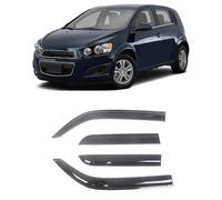Car Side Window Rain Guards, Compatible with Chevrolet SONIC 2012-2018 Hatchback, Visor Weather Shield Wind Deflector Vent Modified Accessories