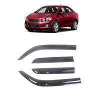 Car Side Window Rain Guards, Compatible with Chevrolet SONIC SEDAN 2012-2018, Visor Weather Shield Wind Deflector Vent Modified Accessories