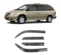 Car Side Window Rain Guards, Compatible with Dodge Caravan RT 2008-2016, Visor Weather Shield Wind Deflector Vent Modified Accessories,A